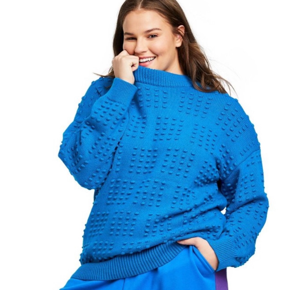 Blue Womens sweater Lego X Target